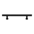 High quality image of Heritage Brass - Cabinet Pull T-Bar Design with 16mm Rose 203mm CTC Matt Black F | Sku. c0362-203-bkmt | Trade Door Handles, Kendal.