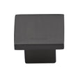 High quality image of Heritage Brass - Cabinet Knob Classic Square Design 40mm Matt Bronze Finish | Sku. c1254-40-mb | Trade Door Handles, Kendal.