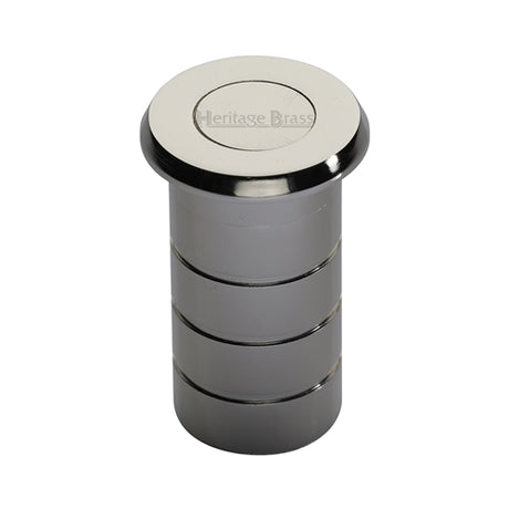 High quality image of the Heritage Brass Dust Excluding Floor Socket Polished Nickel Finish
 | Sku. c1625-40-pnf | Discounted prices available from Trade Door Handles