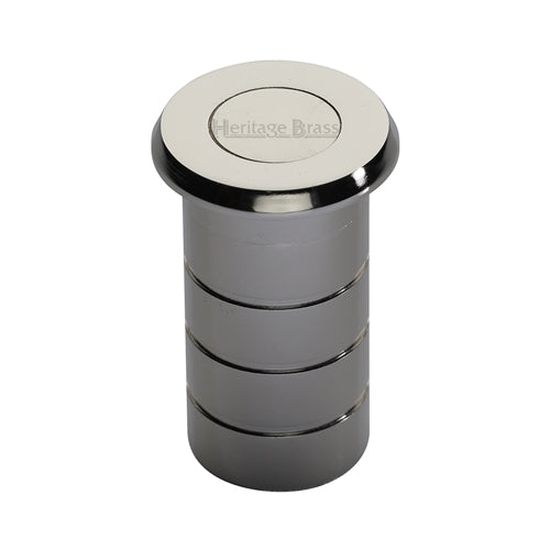 High quality image of the Heritage Brass Dust Excluding Floor Socket Polished Nickel Finish
 | Sku. c1625-40-pnf | Discounted prices available from Trade Door Handles