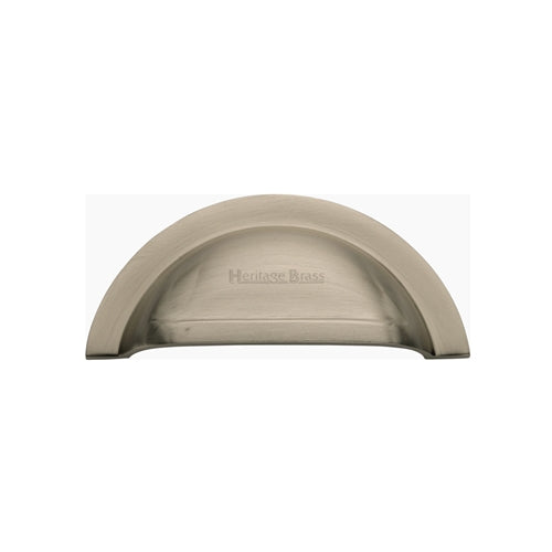 Heritage Brass Warwickshire Drawer Pull Satin Nickel Finish