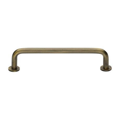 High quality image of Heritage Brass - Cabinet Pull Wire Design with 16mm Rose 160mm CTC Antique Brass Fi | Sku. c2156-160-at | Trade Door Handles, Kendal.