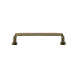 High quality image of Heritage Brass - Cabinet Pull Wire Design with 16mm Rose 96mm CTC Antique Brass Fin | Sku. c2156-96-at | Trade Door Handles, Kendal.