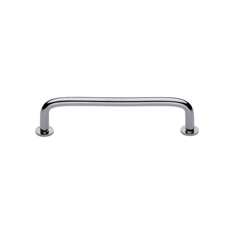 High quality image of Heritage Brass - Cabinet Pull Wire Design with 16mm Rose 96mm CTC Polished Chrome Fi | Sku. c2156-96-pc | Trade Door Handles, Kendal.