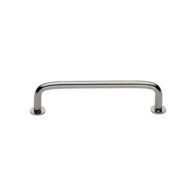 High quality image of Heritage Brass - Cabinet Pull Wire Design with 16mm Rose 96mm CTC Polished Nickel Fi | Sku. c2156-96-pnf | Trade Door Handles, Kendal.
