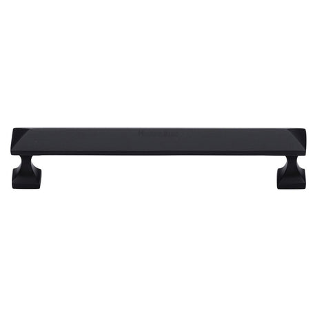 High quality image of Heritage Brass - Cabinet Pull Pyramid Design 152mm CTC Matt Black Finish | Sku. c2231-152-bkmt | Trade Door Handles, Kendal.