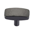 High quality image of Heritage Brass - Cabinet Knob Rectangular Hammered Design 47mm Matt Bronze Finis | Sku. c3386-47-mb | Trade Door Handles, Kendal.