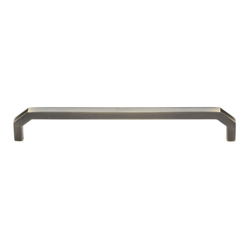Heritage Brass Cabinet Pull Hex Angular Design 203mm CTC Antique Brass Finish