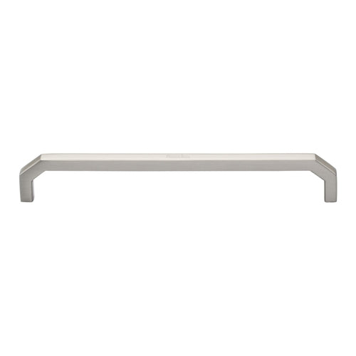 Heritage Brass Cabinet Pull Hex Angular Design 203mm CTC Satin Nickel Finish