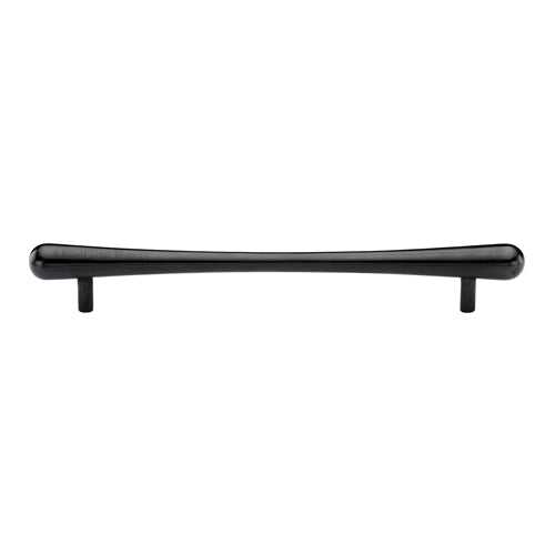 Heritage Brass Cabinet Pull T-Bar Raindrop Design 192mm CTC Matt Black Finish