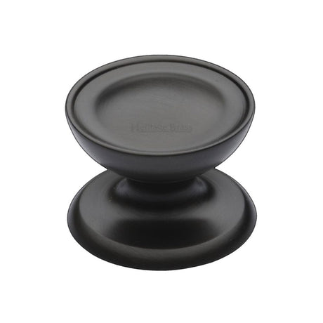 High quality image of Heritage Brass - Cabinet Knob Surrey Design 32mm Matt Bronze Finish | Sku. c4386-32-mb | Trade Door Handles, Kendal.