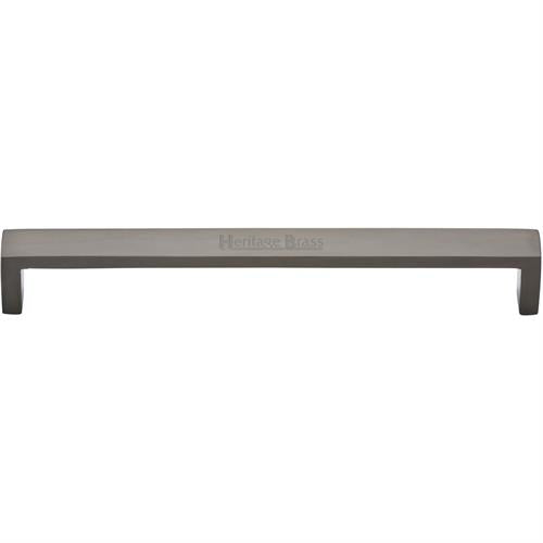 Heritage Brass Cabinet Pull Wide Metro Design 203mm CTC Matt Bronze Finish