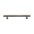 High quality image of Heritage Brass - Cabinet Pull Square Design 160mm CTC Antique Brass Finish | Sku. c4760-160-at | Trade Door Handles, Kendal.