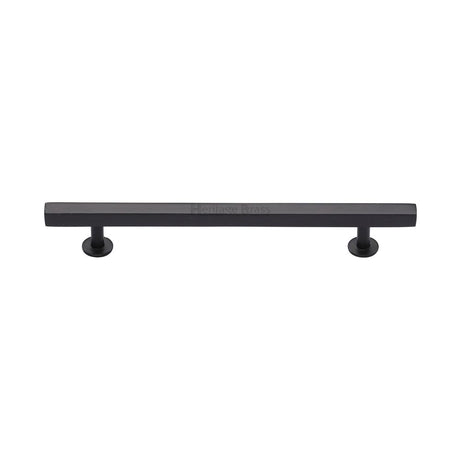High quality image of Heritage Brass - Cabinet Pull Square Design 160mm CTC Matt Bronze Finish | Sku. c4760-160-mb | Trade Door Handles, Kendal.
