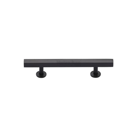 High quality image of Heritage Brass - Cabinet Pull Square Design 96mm CTC Matt Bronze Finish | Sku. c4760-96-mb | Trade Door Handles, Kendal.