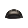 High quality image of FTD - Victorian Cup Pull - Matt Black | Sku. c47mb | Trade Door Handles.