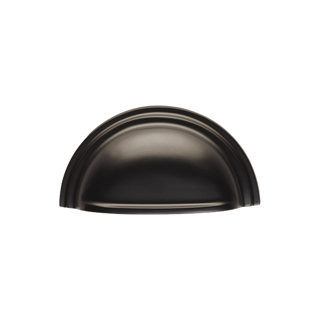 High quality image of FTD - Victorian Cup Pull - Matt Black | Sku. c47mb | Trade Door Handles.