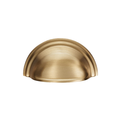 High quality image of FTD - Victorian Cup Pull - Satin Brass | Sku. c47sb | Trade Door Handles.
