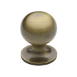High quality image of Heritage Brass - Cabinet Knob Ball Design 25mm Antique Brass Finish | Sku. c8321-25-at | Trade Door Handles, Kendal.