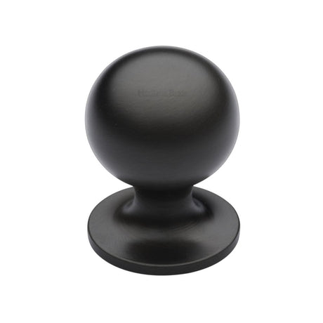 High quality image of Heritage Brass - Cabinet Knob Ball Design 25mm Matt Bronze Finish | Sku. c8321-25-mb | Trade Door Handles, Kendal.
