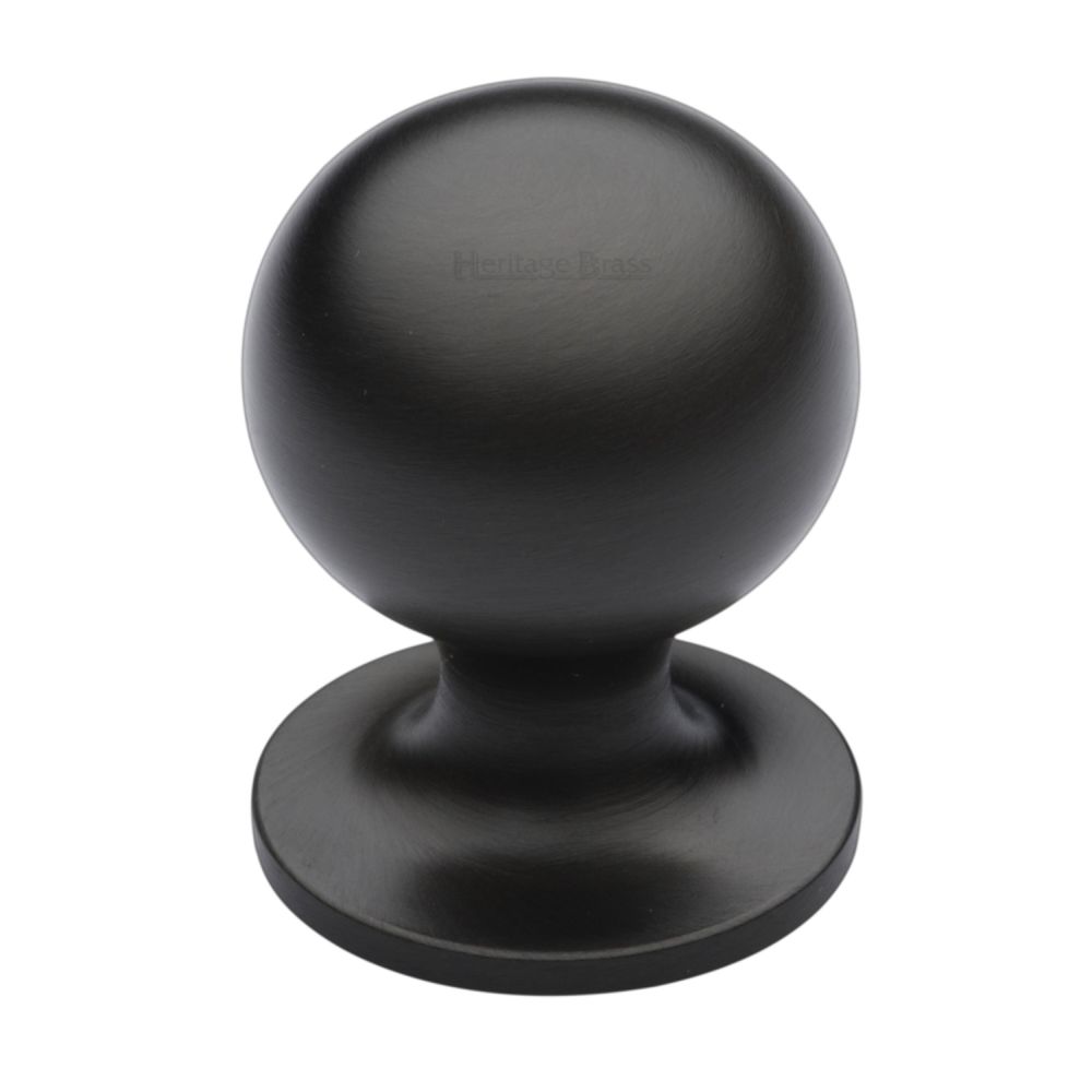 High quality image of Heritage Brass - Cabinet Knob Ball Design 38mm Matt Bronze Finish | Sku. c8321-38-mb | Trade Door Handles, Kendal.