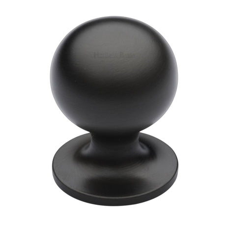 High quality image of Heritage Brass - Cabinet Knob Ball Design 38mm Matt Bronze Finish | Sku. c8321-38-mb | Trade Door Handles, Kendal.