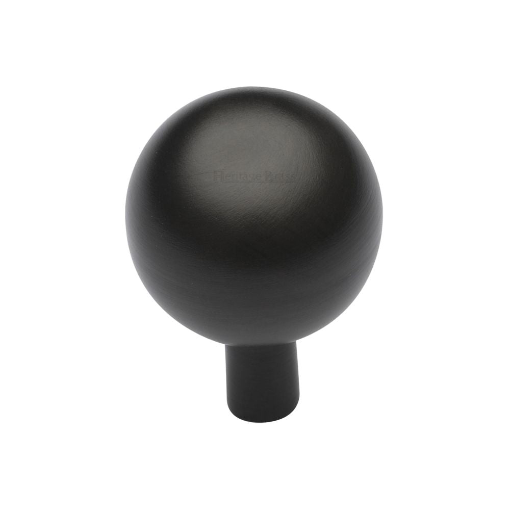 High quality image of Heritage Brass - Cabinet Knob Sphere Design 28mm Matt Bronze Finish | Sku. c8323-28-mb | Trade Door Handles, Kendal.