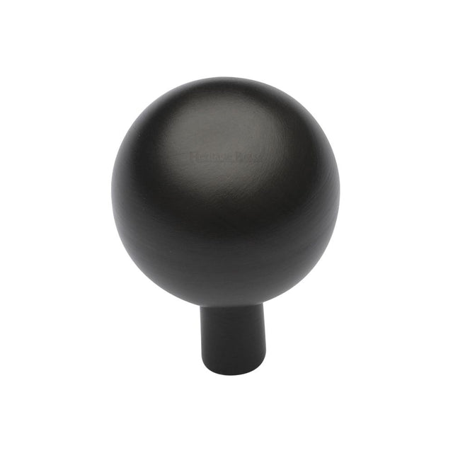 High quality image of Heritage Brass - Cabinet Knob Sphere Design 28mm Matt Bronze Finish | Sku. c8323-28-mb | Trade Door Handles, Kendal.