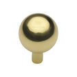 High quality image of Heritage Brass - Cabinet Knob Sphere Design 28mm Polished Brass Finish | Sku. c8323-28-pb | Trade Door Handles, Kendal.