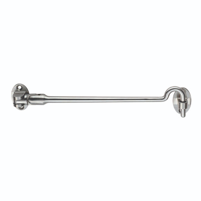 High quality image of Eurospec - Silent Pattern Cabin Hook 200mm - Satin Stainless Steel | Sku. cab1200sss | Trade Door Handles.