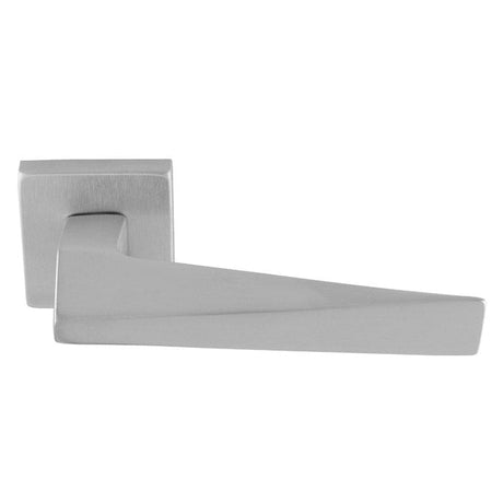 Carlisle Brass Door Furniture Satin Chrome / Lever On Rose Carlisle Brass - bordo lever on concealed fix push-on square rose - satin chrome