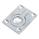 Carlisle Brass Accessories Polished Chrome / 63 x 50mm Carlisle Brass - Flush Ring Pull - Polished Chrome
