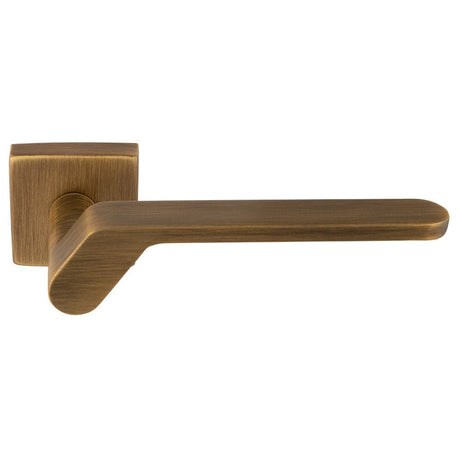 Carlisle Brass Door Furniture Antique Brass / Square Rose Carlisle Brass - Pendio Lever On Concealed Fix Push-On Square Rose - Antique Brass