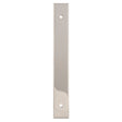 High quality image of Alexander & Wilks - Rectangular Cabinet Pull Backplate-Polished Nickel-168X22X3mm - 128mm C/C | Sku.AWBP128PN | Trade Door Handles.
