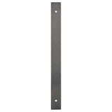 High quality image of Alexander & Wilks - Rectangular Cabinet Pull Backplate-Dark Bronze Pvd-232X22X3mm - 192mm C/C | Sku. awbp192dbzpvd | Trade Door Handles.