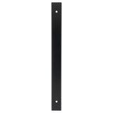 High quality image of Alexander & Wilks - Rectangular Cabinet Pull Backplate-Black-232X22X3mm - 192mm C/C | Sku. awbp192bl | Trade Door Handles.