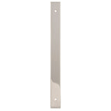 High quality image of Alexander & Wilks - Rectangular Cabinet Pull Backplate-Polished Nickel-232X22X3mm - 192mm C/C | Sku. awbp192pn | Trade Door Handles.