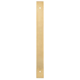 High quality image of Alexander & Wilks - Rectangular Cabinet Pull Backplate-Satin Brass Pvd-232X22X3mm - 192mm C/C | Sku. awbp192sbpvd | Trade Door Handles.