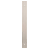 High quality image of Alexander & Wilks - Rectangular Cabinet Pull Backplate-Satin Nickel-232X22X3mm - 192mm C/C | Sku. awbp192sn | Trade Door Handles.