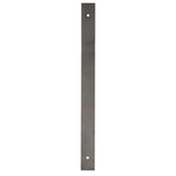 High quality image of Alexander & Wilks - Rectangular Cabinet Pull Backplate-Dark Bronze Pvd-264X22X3mm - 224mm C/C | Sku. awbp224dbzpvd | Trade Door Handles.