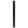 High quality image of Alexander & Wilks - Rectangular Cabinet Pull Backplate-Black-264X22X3mm - 224mm C/C | Sku.AWBP224BL | Trade Door Handles.