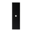 High quality image of Alexander & Wilks - Rectangular Cabinet Knob Backplate-Black | Sku.AWBP76BL | Trade Door Handles.