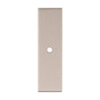 High quality image of Alexander & Wilks - Rectangular Cabinet Knob Backplate-Satin Nickel | Sku.AWBP76SN | Trade Door Handles.