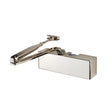 High quality image of Eurospec - Overhead Door Closer En2-4 C/W Bc Fig 6 Bracket Full Cover And Armset - Polished Nickel | Sku. cdg420-pnp | Trade Door Handles.