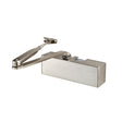 High quality image of Eurospec - Overhead Door Closer En2-4 C/W Bc Fig 6 Bracket Full Cover And Armset - Satin Nickel | Sku. cdg420-snp | Trade Door Handles.