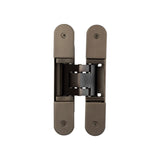 High quality image of Frelan - Ghost 160mm 3D Concealed Hinge Dark Bronze Sku. CH100DB