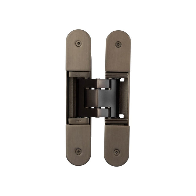 High quality image of Frelan - Ghost 160mm 3D Concealed Hinge Dark Bronze Sku. CH100DB
