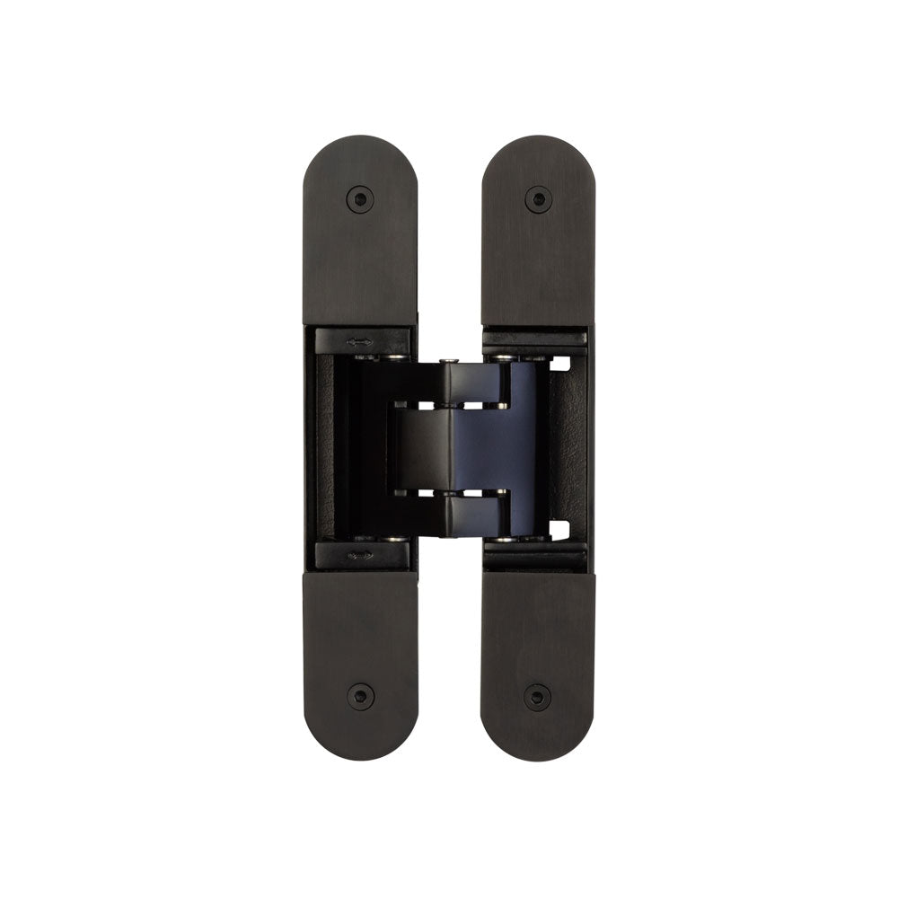 High quality image of Frelan - Ghost 160mm 3D Concealed Hinge Black Sku. CH100MB