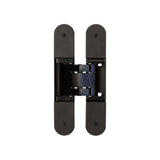 High quality image of Frelan - Ghost 160mm 3D Concealed Hinge Black Sku. CH100MB