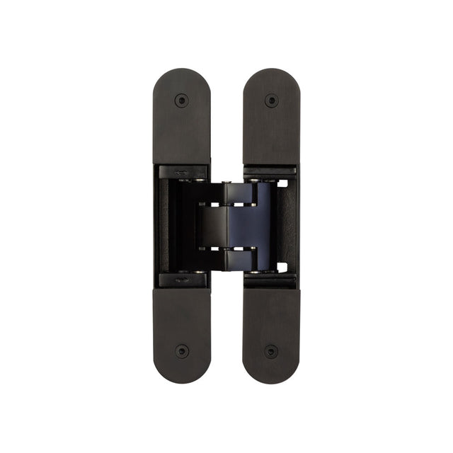 High quality image of Frelan - Ghost 160mm 3D Concealed Hinge Black Sku. CH100MB